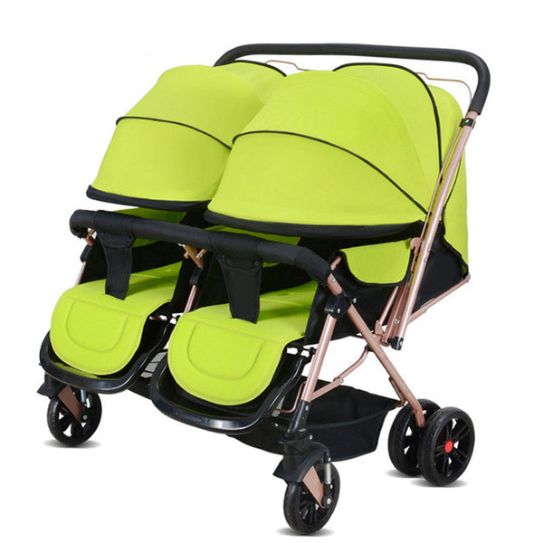 Hot Selling Double Stroller,European Luxury Baby Prams Twins Stroller,Folding Prams and Pushchairs Twin Stroller Kids Carriage