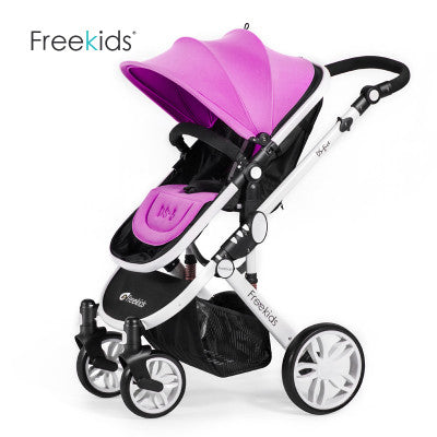 freekids stroller high landscape can sit lie stroller lightweight baby stroller multifunction shock