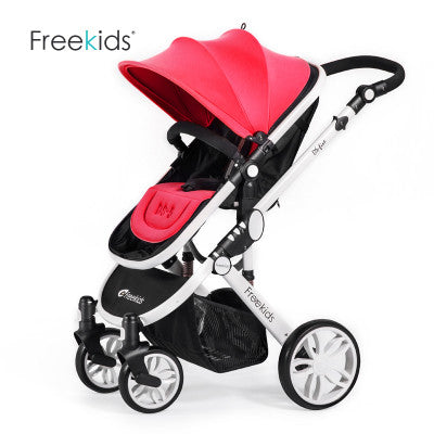 freekids stroller high landscape can sit lie stroller lightweight baby stroller multifunction shock