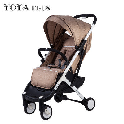 YOYA PLUS baby strollers ultra-lightweight folding can sit can lie high landscape umbrella baby trolley summer and winter