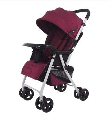 European baby strollers Deluxe High Landscape Portable Carriage Ultralight Pushchair Folding Pram with 8 EVA Wheels kinderwagen