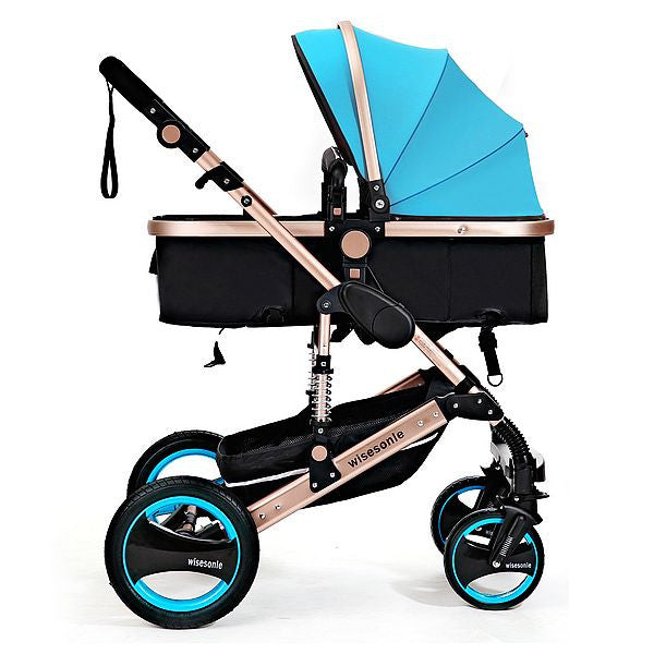 Luxury Stroller Baby High Landscape Carriage For Newborn Infant 2017 Brand New Baby Pram Sit and Lie Four Wheels Bebek Arabasi