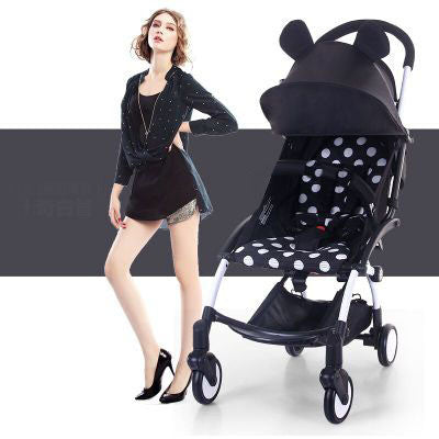 yoya  babyyoya Car portable umbrella stroller lightweight folding stroller can sit or lie folding baby stroller children