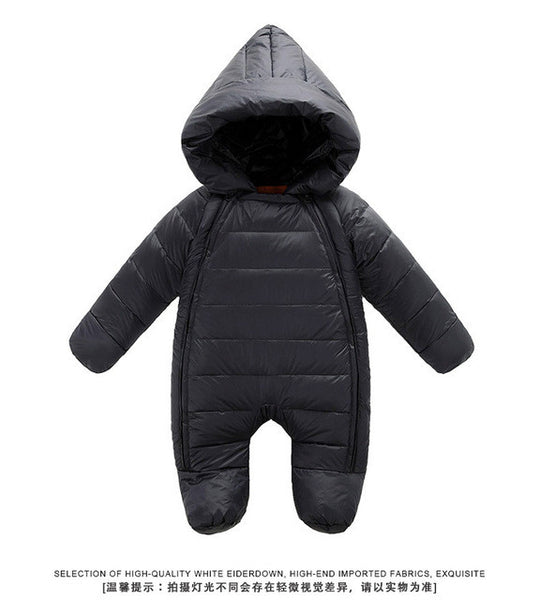 2016 Fashion Baby Clothing Winter Russia Boys Girls Rompers Thick Duck Warm Clothing Children Bodysuit Fashion New Style