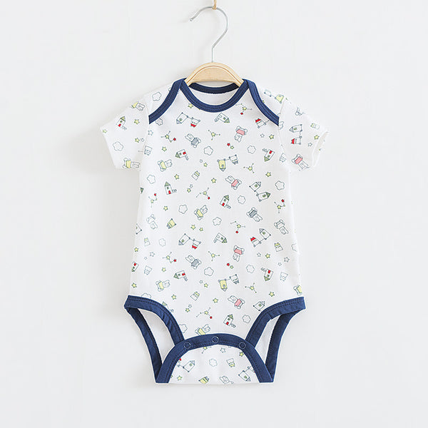 Baby Bodysuit Boys 100% Cotton Summer Infant Jumpsuit Print Patten Boy Body Suit Baby Clothing Set  Babies Clothing