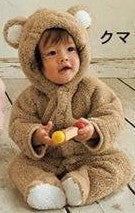 1 set Classic Baby Romper with cape for Winter Long Sleeve Romper Baby Outfit  Infnt Jumpsuit Wear Bear Rabbit Pig 3 colors