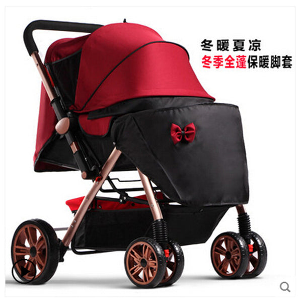 Baby strollers aiqi ultra light white frame good quality baby stroller baby umbrellacar boarding stroller landscape high
