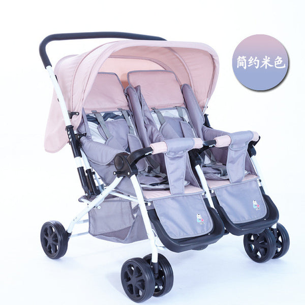 Portable Folding Twins Baby Stroller Light Weight European Baby Carria – newbiecare