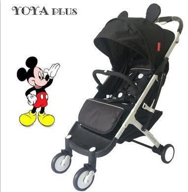 yoya travel stroller YOYA PLUS baby strollers ultra-lightweight folding can sit can lie hig – newbiecare