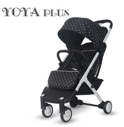 yoya travel stroller YOYA PLUS baby strollers ultra-lightweight folding can sit can lie hig – newbiecare